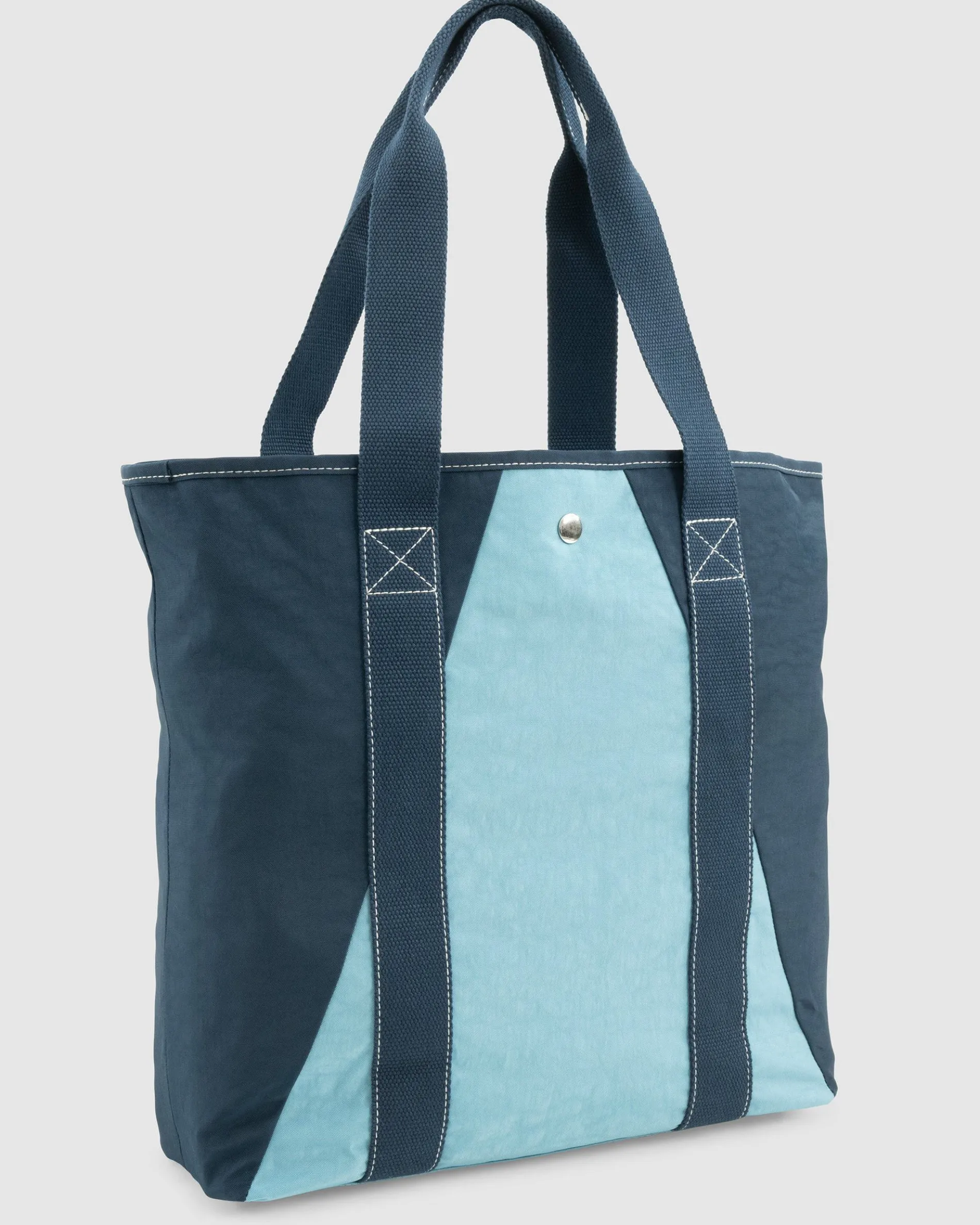 Color Block Wine Tote Bag