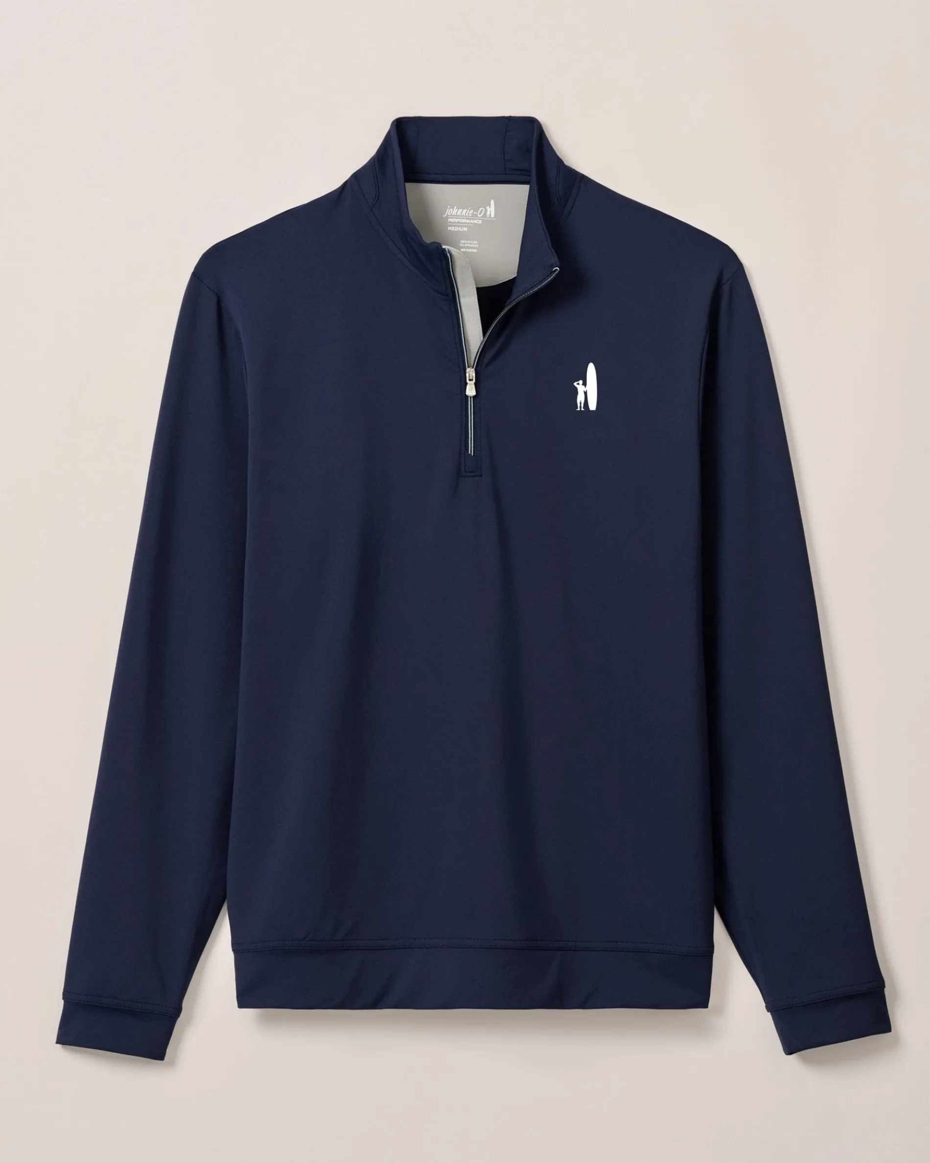 Custom Surfer Logo Motion Performance 1/4 Zip