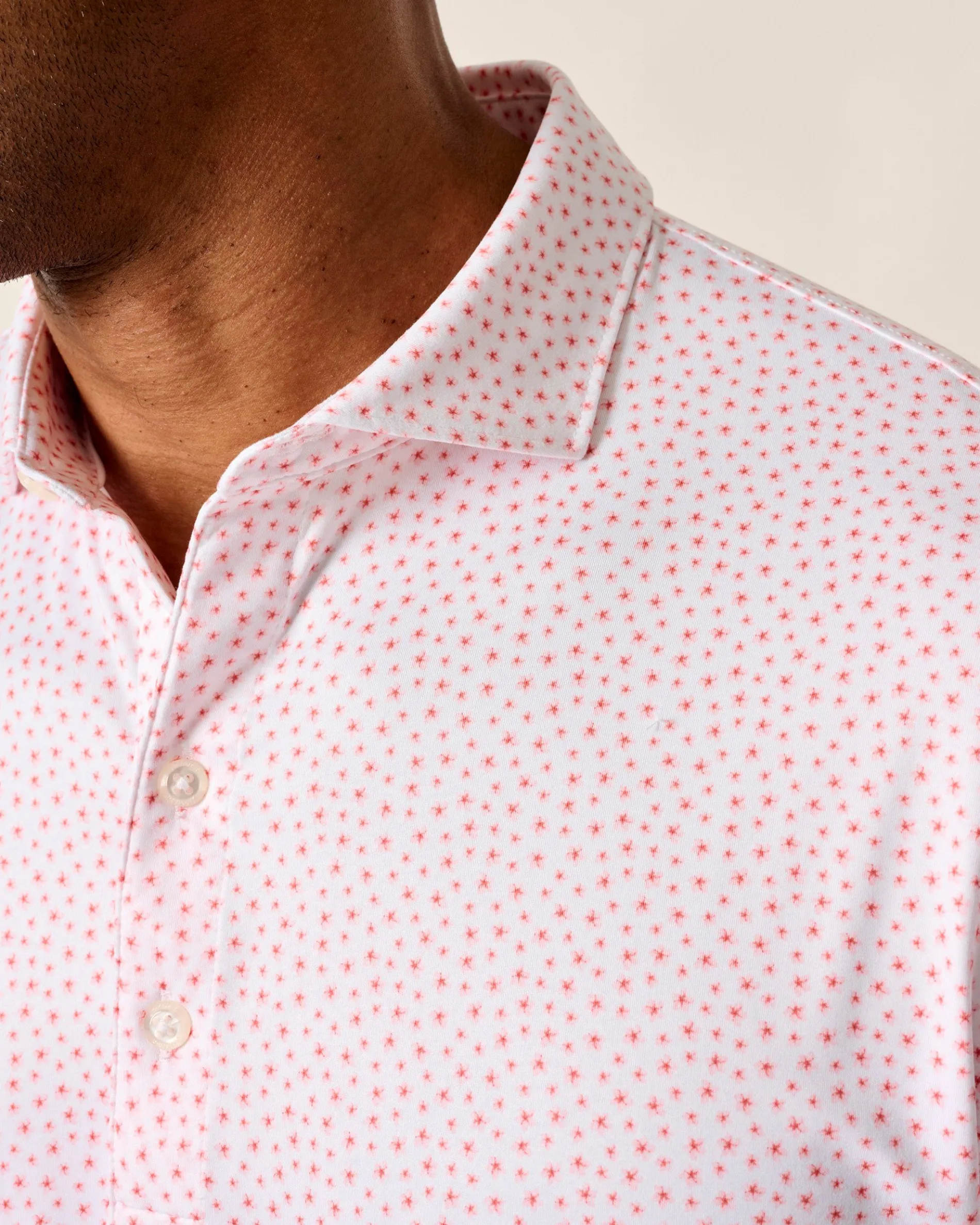 Featherweight Performance Polo - Plumeria