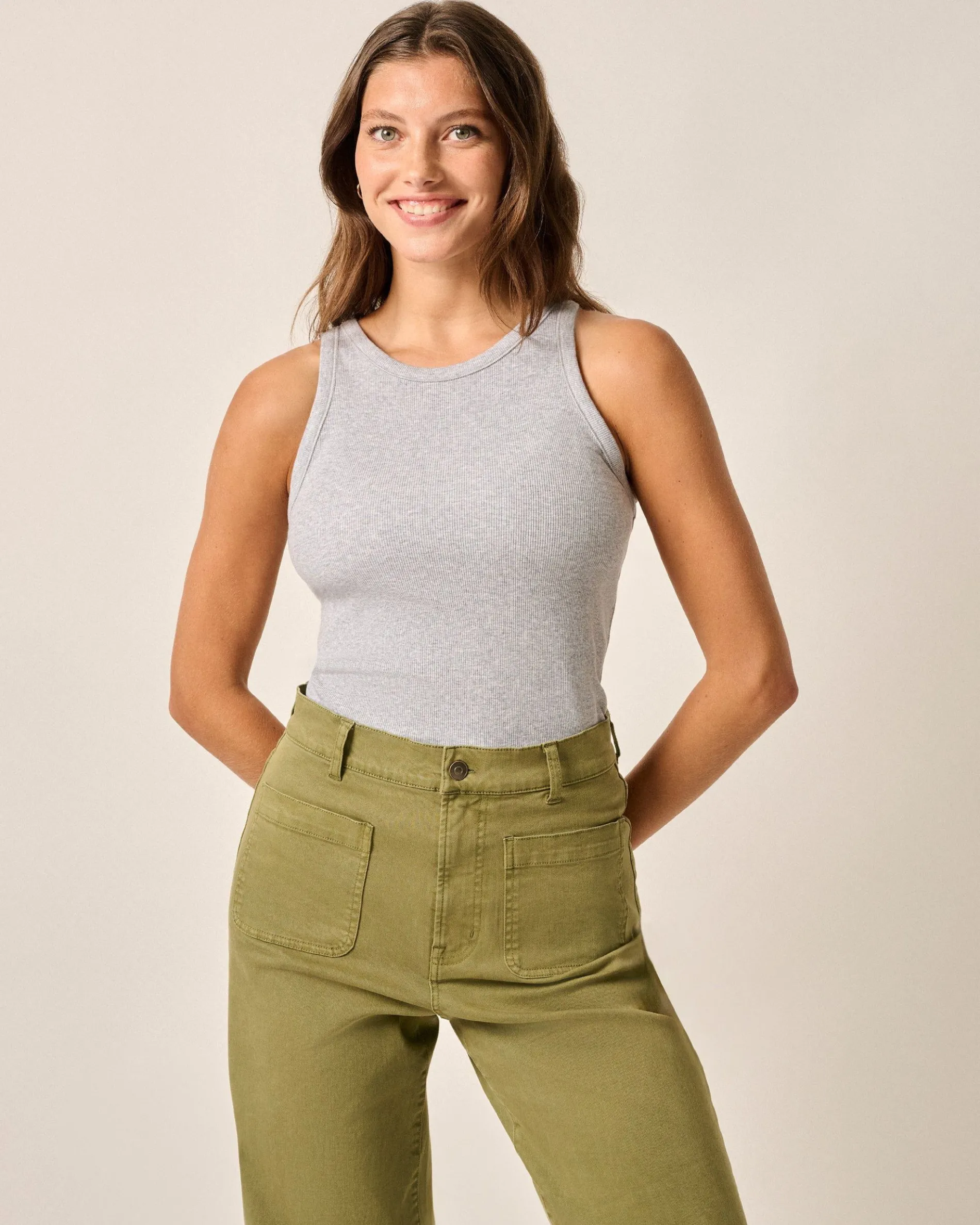 Heritage Cotton Blend Tank Top