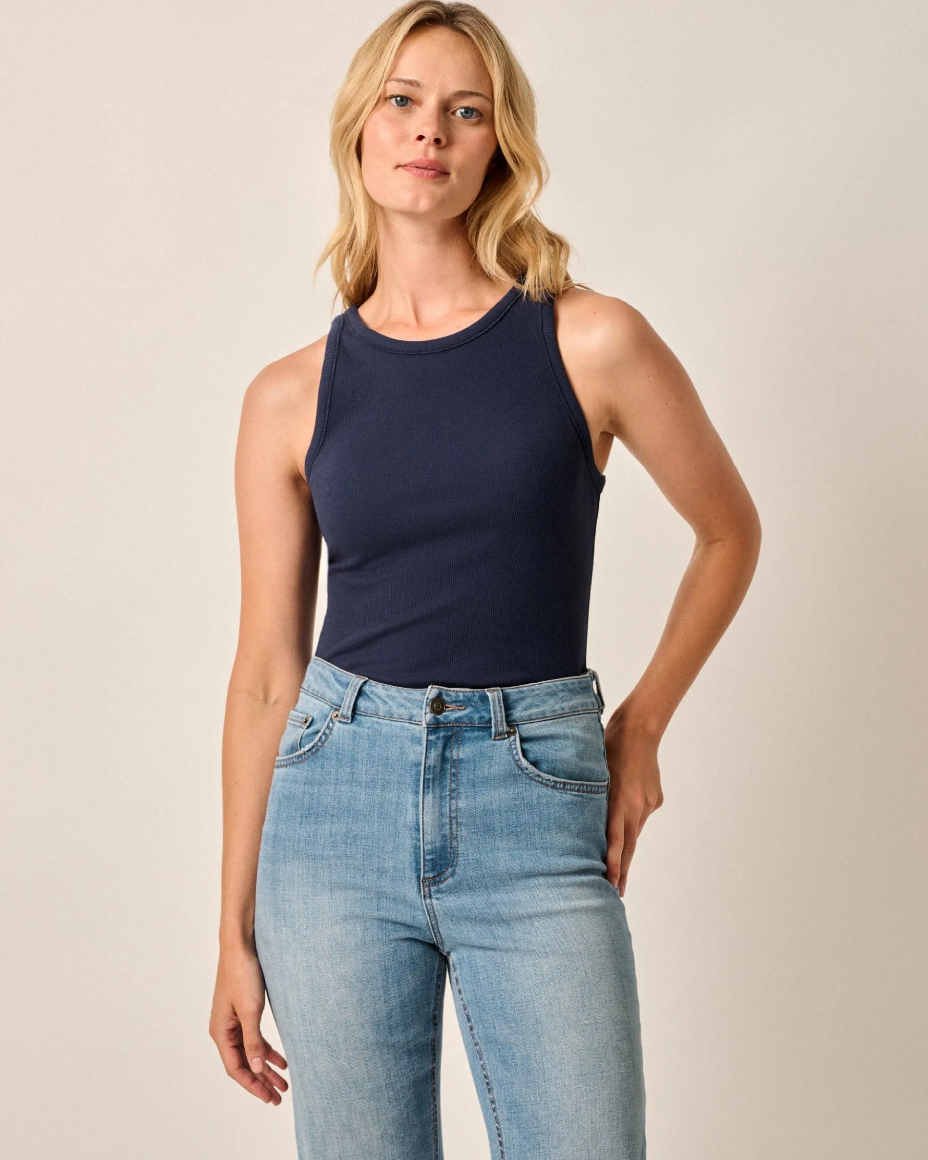 Heritage Cotton Blend Tank Top