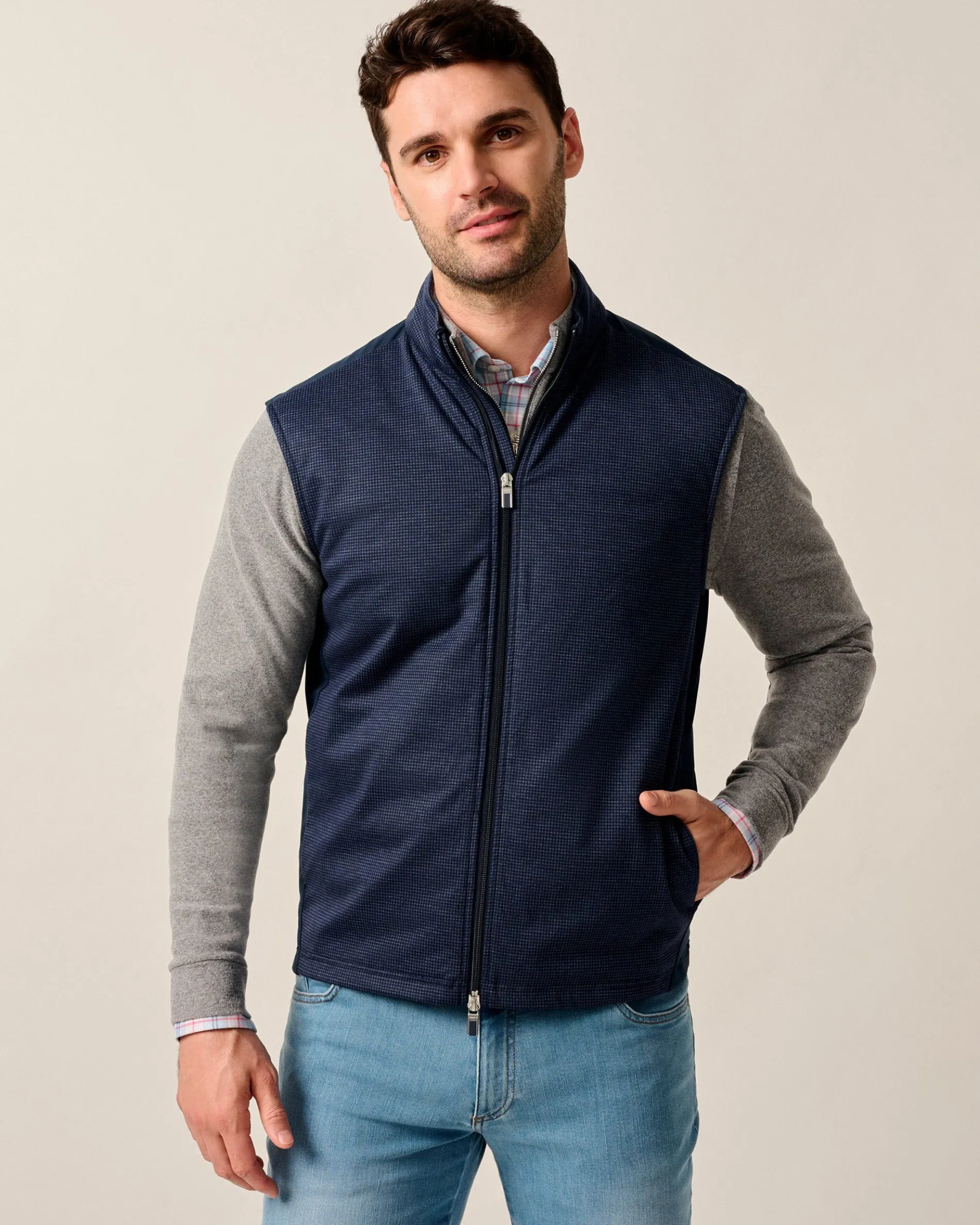 Lomond Printed Knit Vest