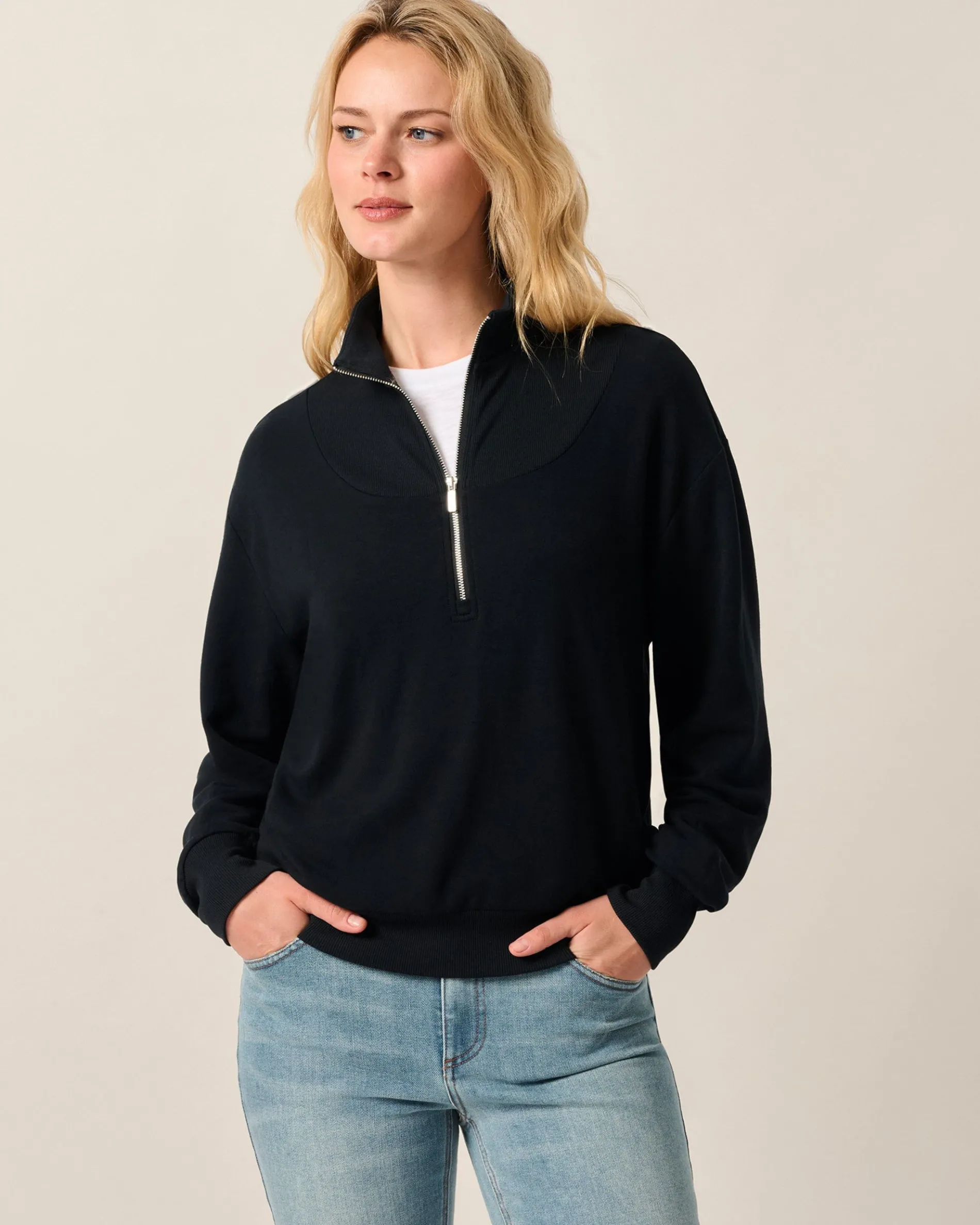 Naomi Rib Knit 1/4 Zip