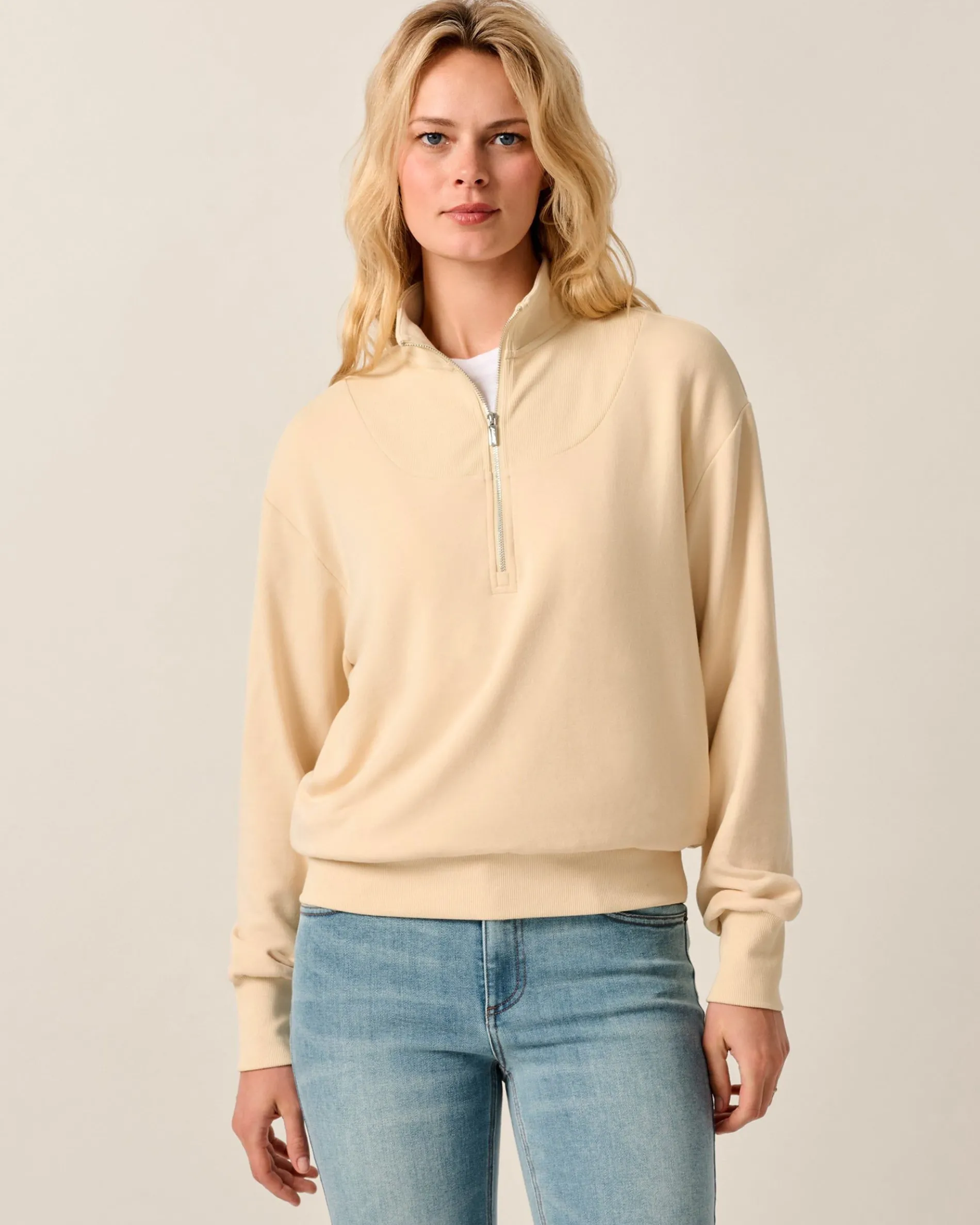 Naomi Rib Knit 1/4 Zip