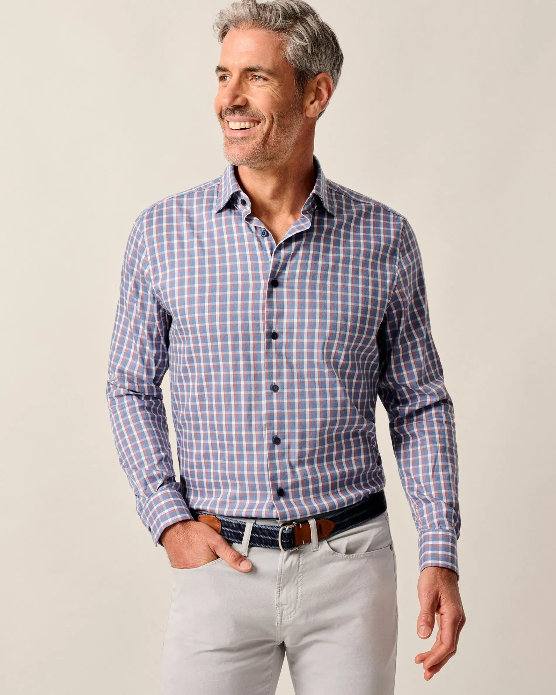 Natural Performance Button Down Shirt - Robertson