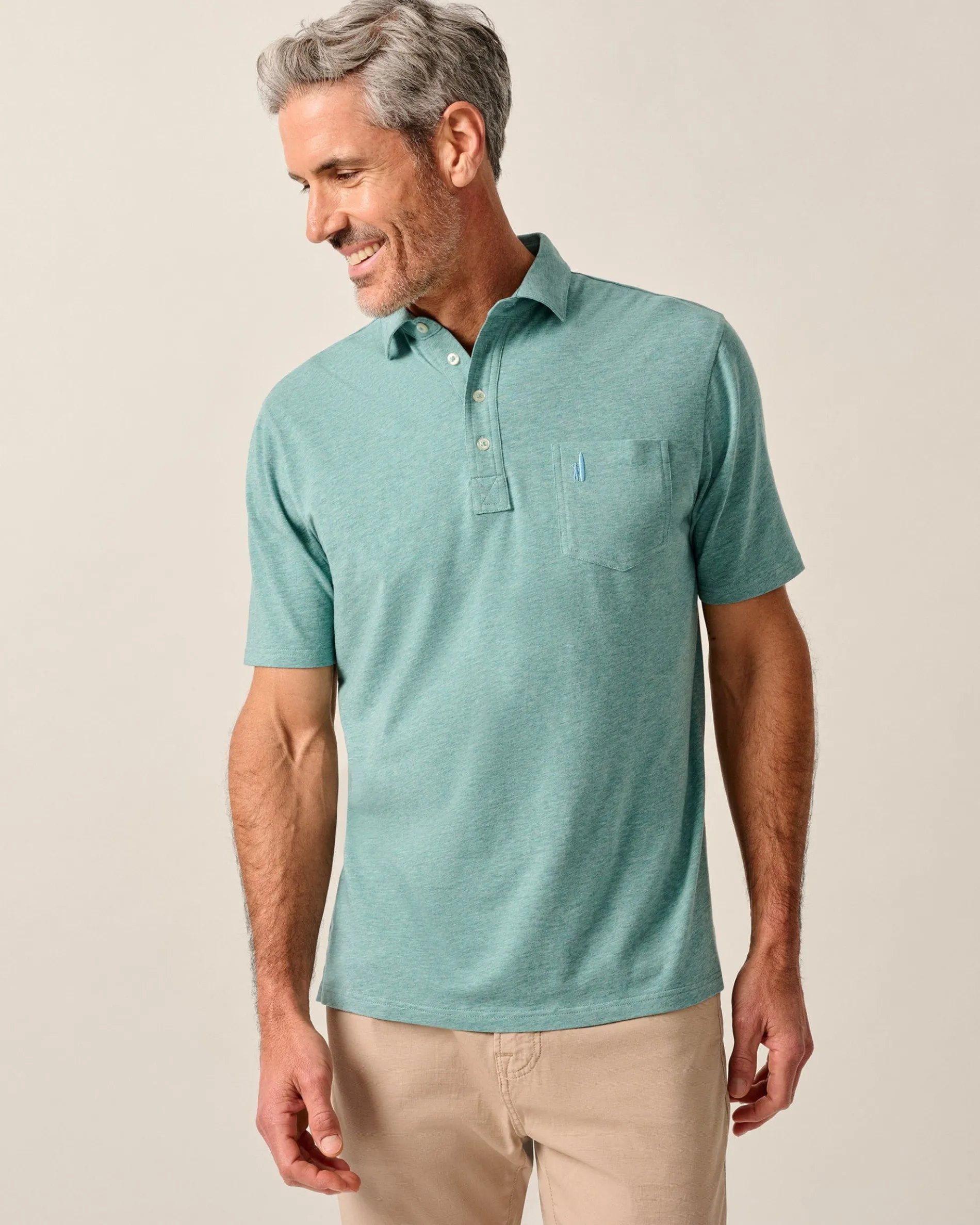 Original 4-Button Polo - Heathered 2.0