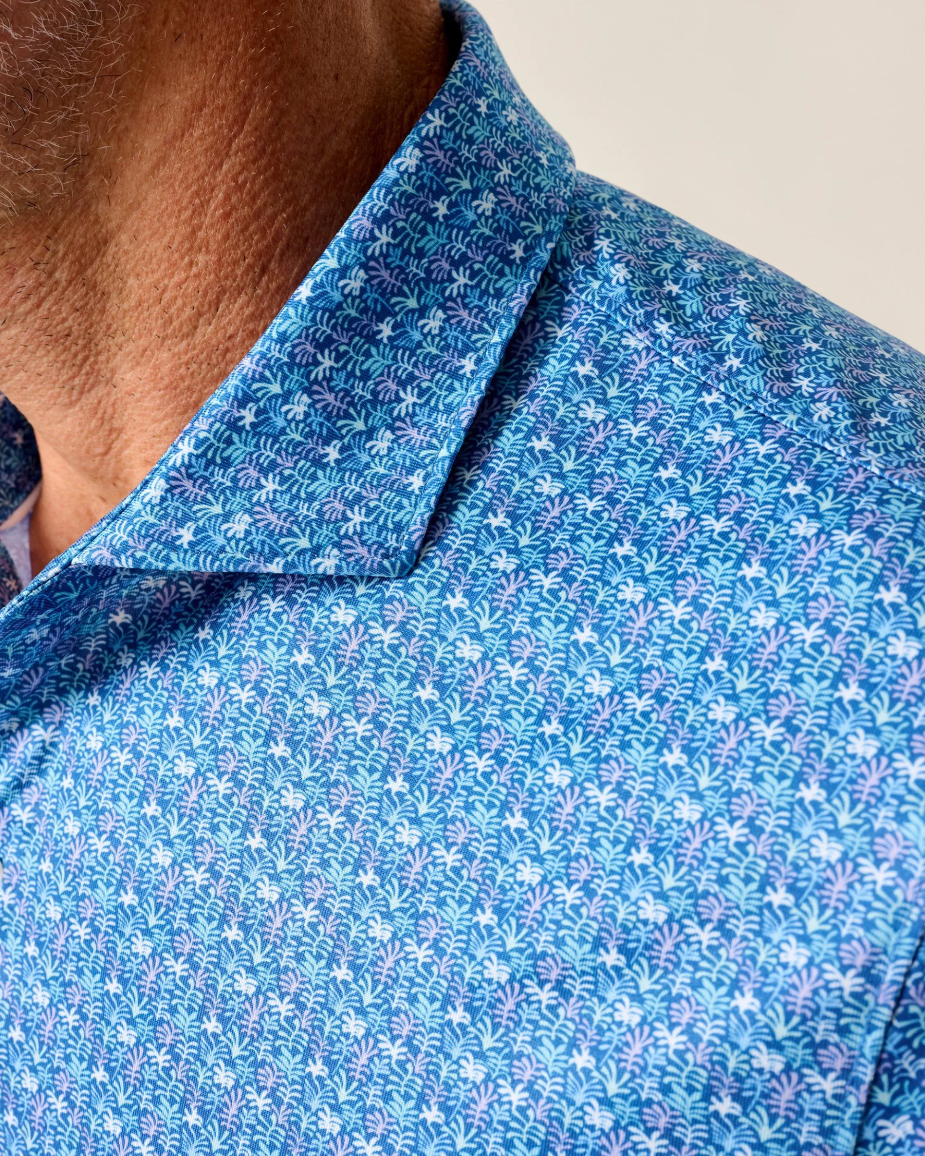 Performance Jersey Polo - Floral Reef