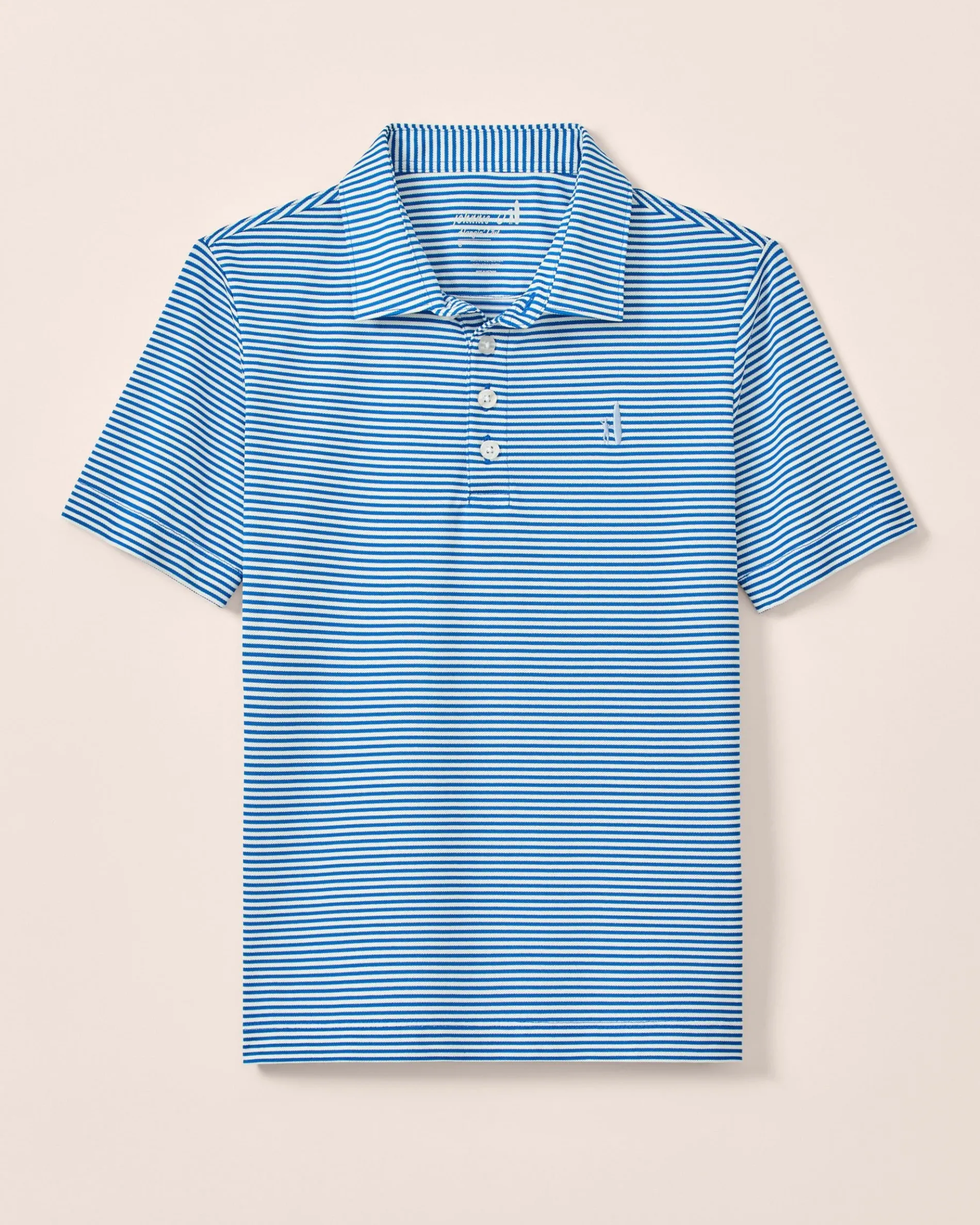 Performance Mesh Jr. Polo - Dru Stripe