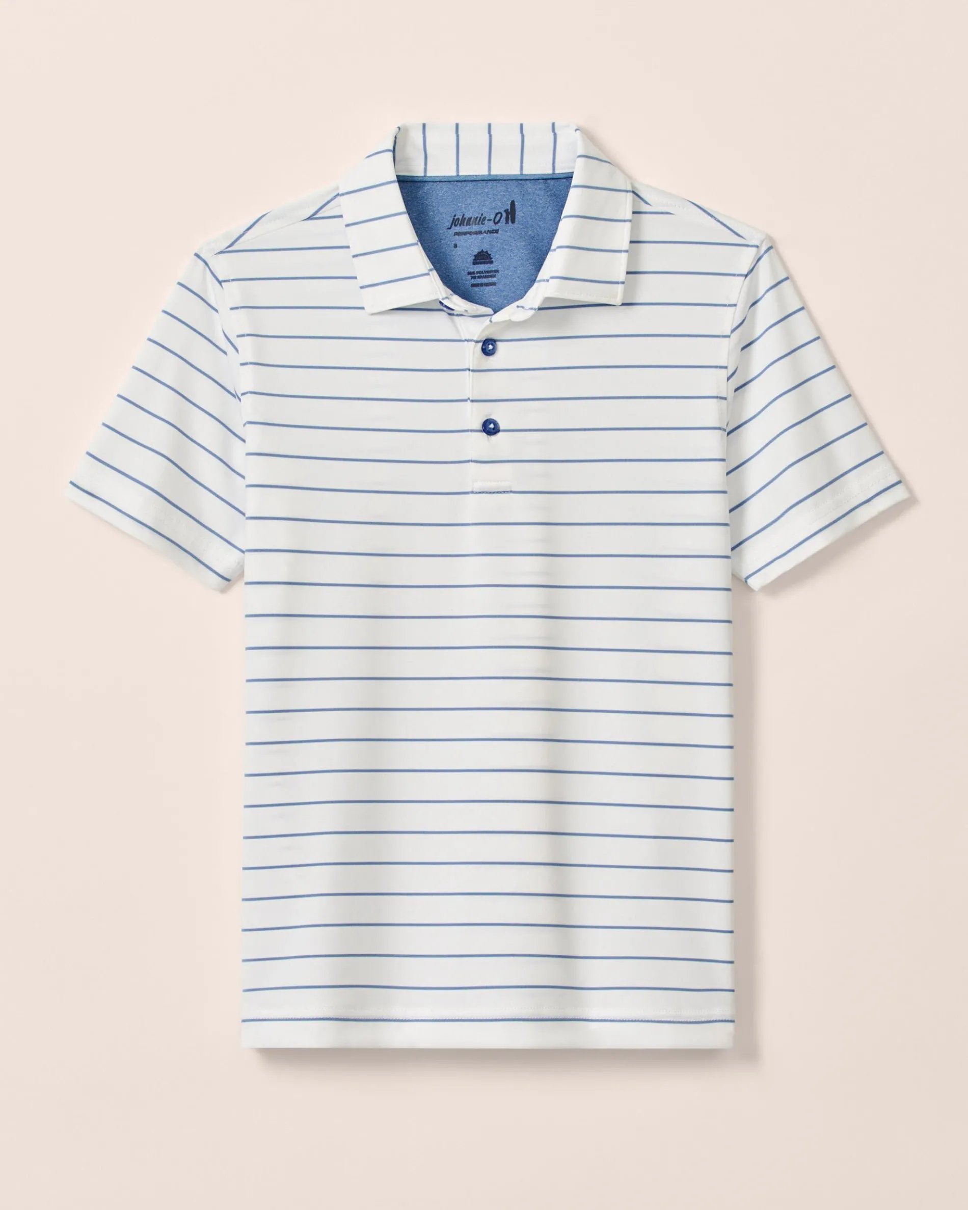 Performance Mesh Jr. Polo - Kerwin Stripe