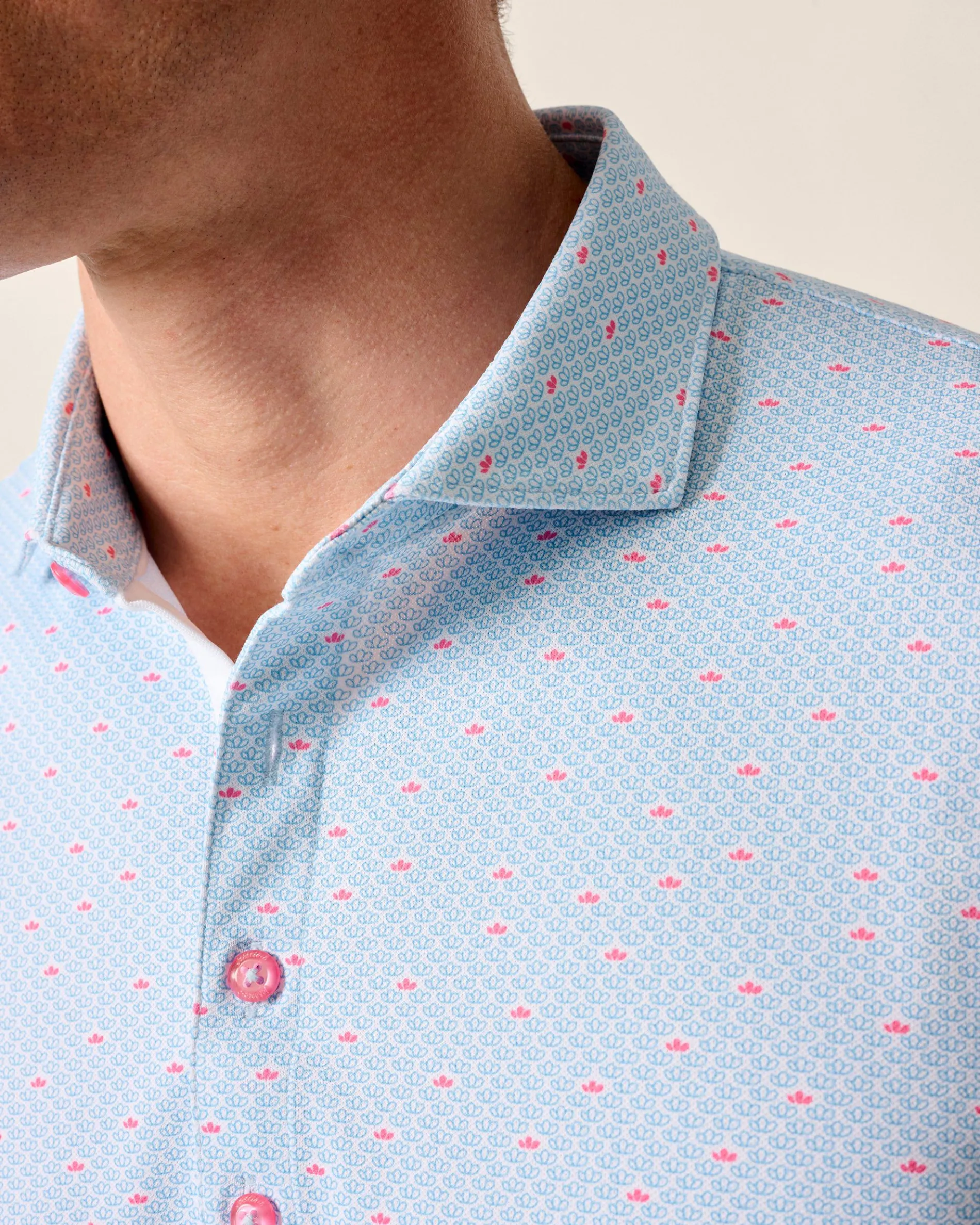 Performance Mesh Polo - Poppy