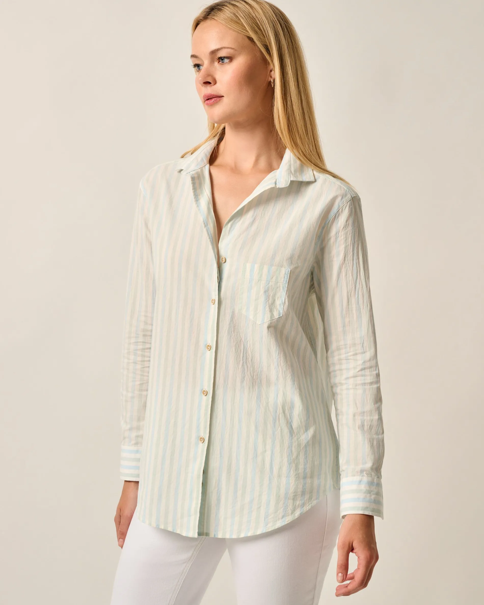 Pixie Cotton Button Down Shirt