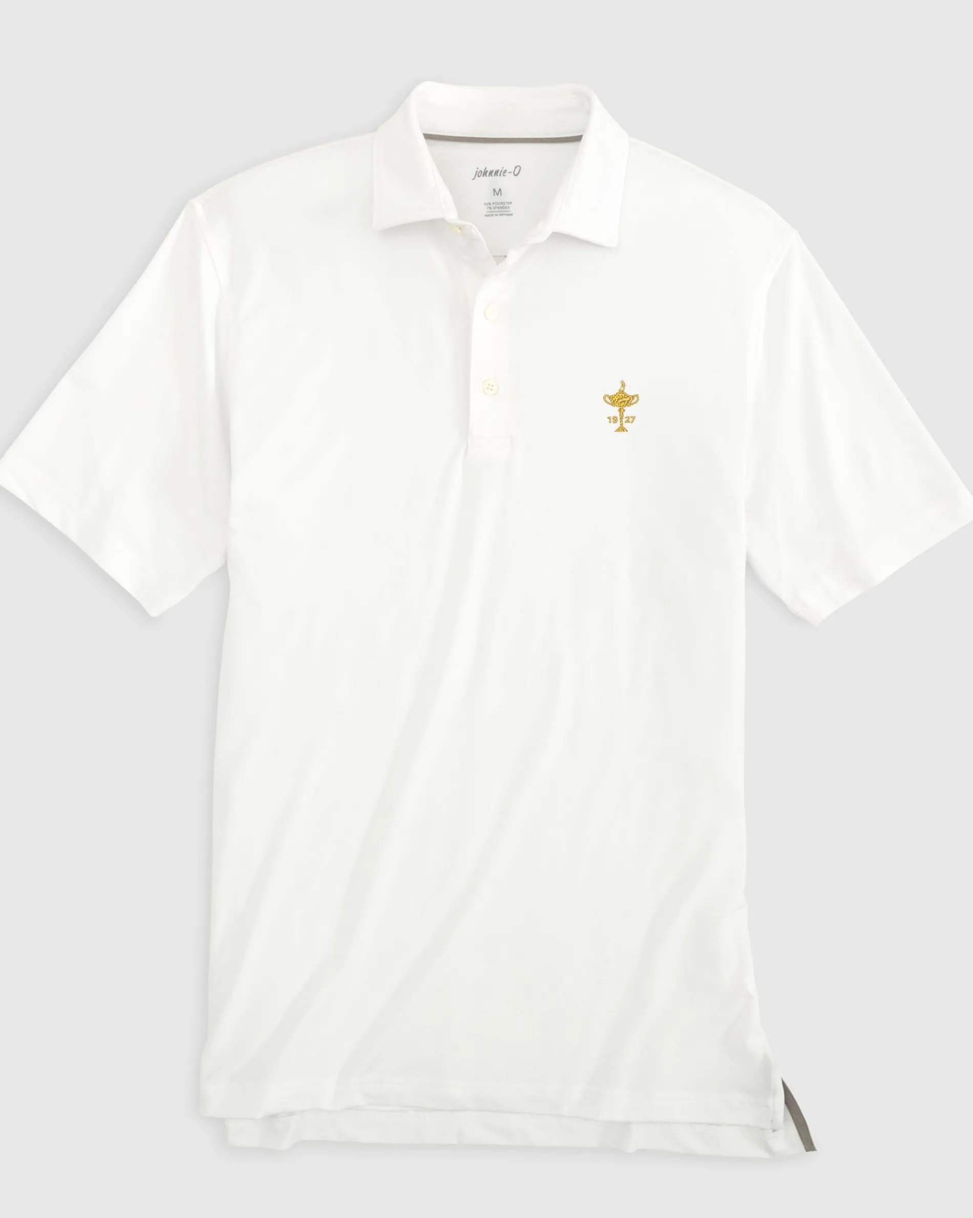 Ryder Cup Birdie Solid Jersey Performance Polo - Trophy Logo