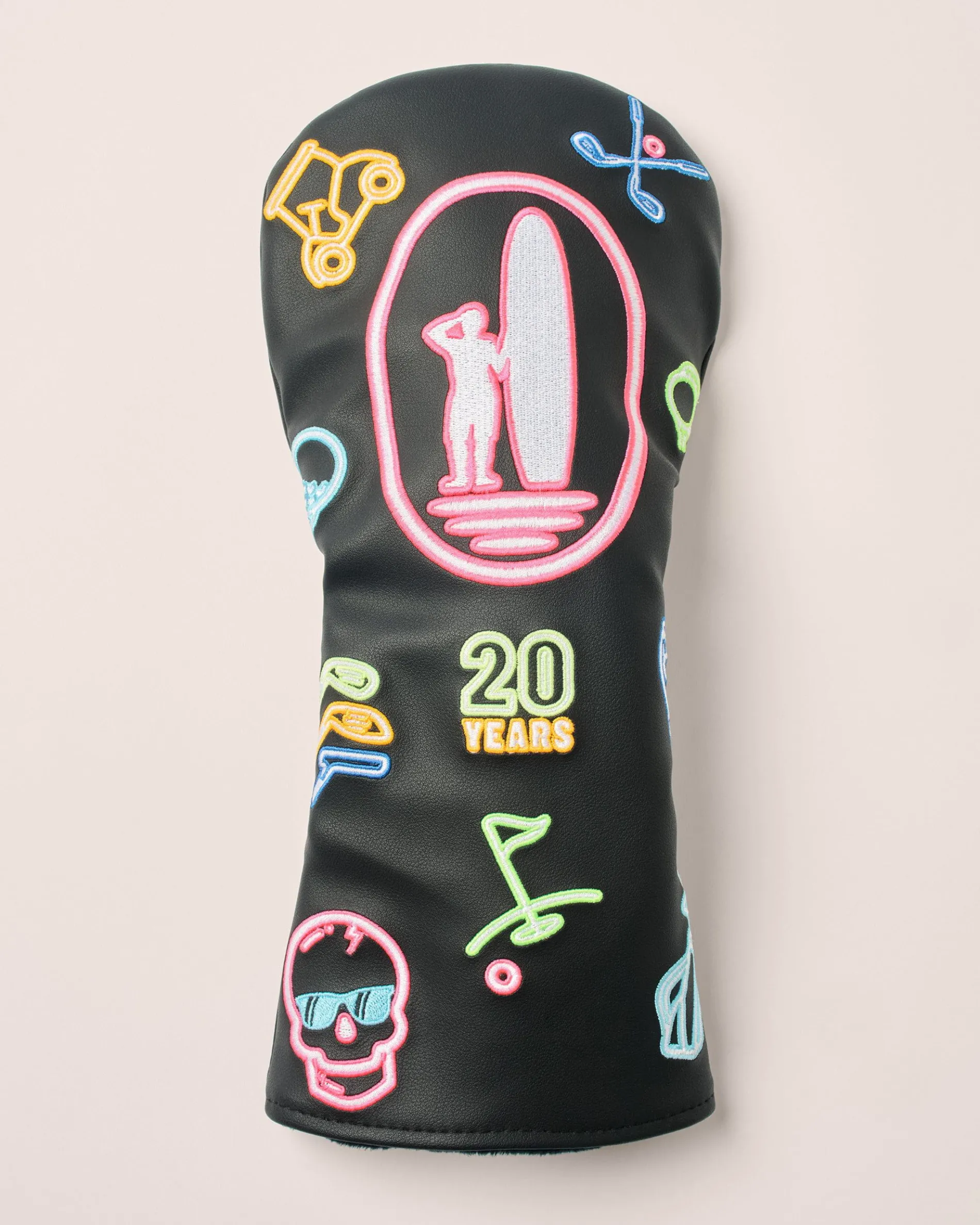 SWAG Golf x Johnnie-O Driver Cover - Neon Nights