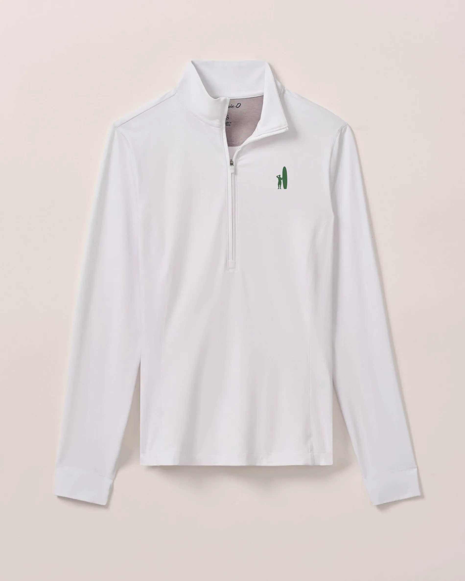 Women's Custom Surfer Logo Susie Performance 1/4 Zip